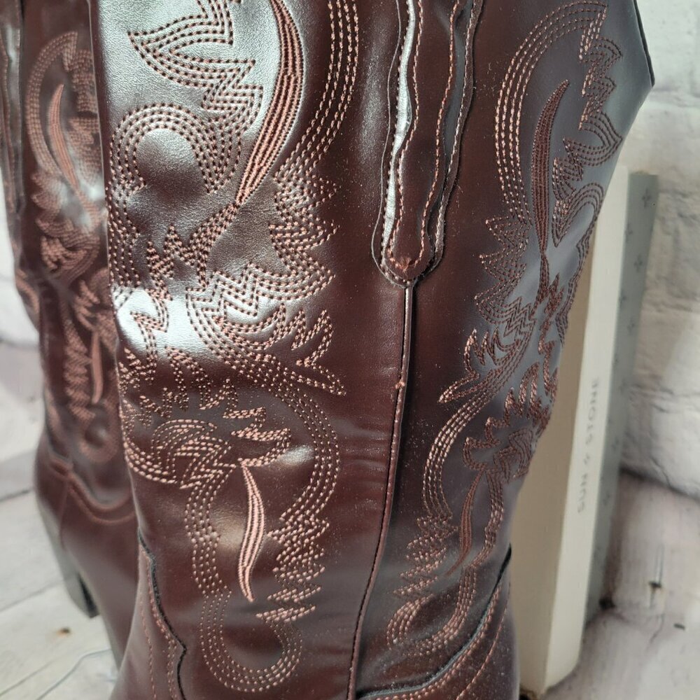 Sun + Stone Bernarrd Western Boots - Picture 3 of 9
